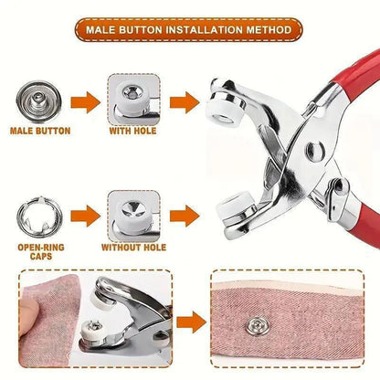 Quick Button Snap-On Set