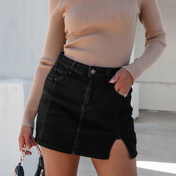 Denim Skort
