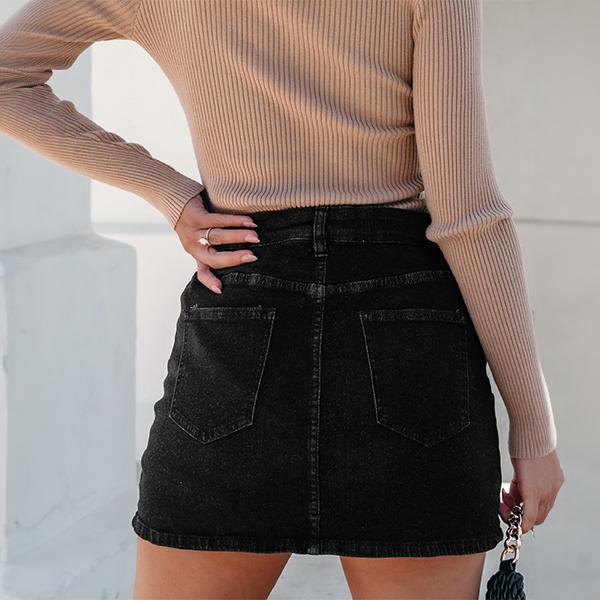 Denim Skort