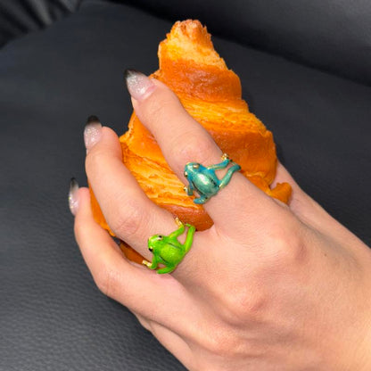 Lucky Leap Frog Ring