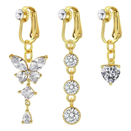 Clip On Belly Button Rings