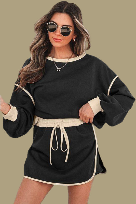 Long Sleeve Skort Set