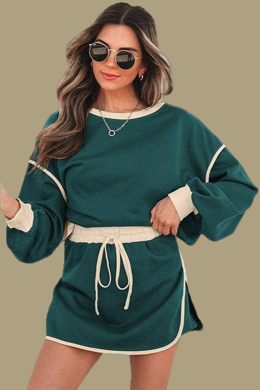 Long Sleeve Skort Set