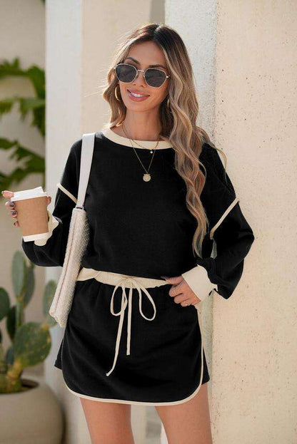 Long Sleeve Skort Set