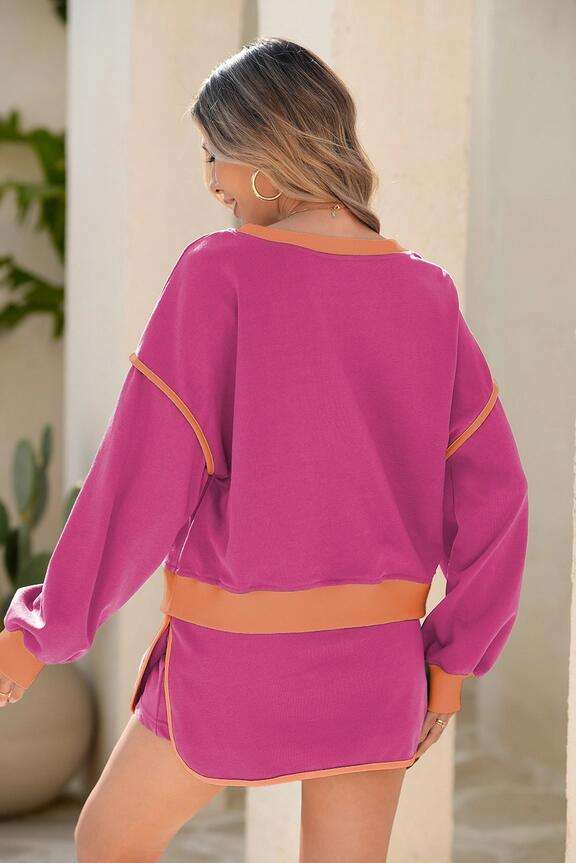 Long Sleeve Skort Set