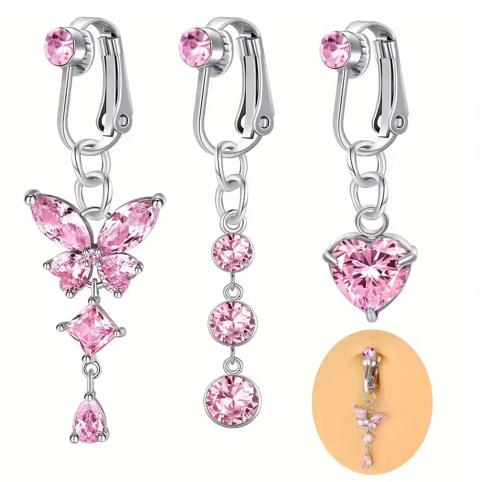 Clip On Belly Button Rings