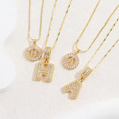 Zircon Stone Pendant Necklace (2 Pack)