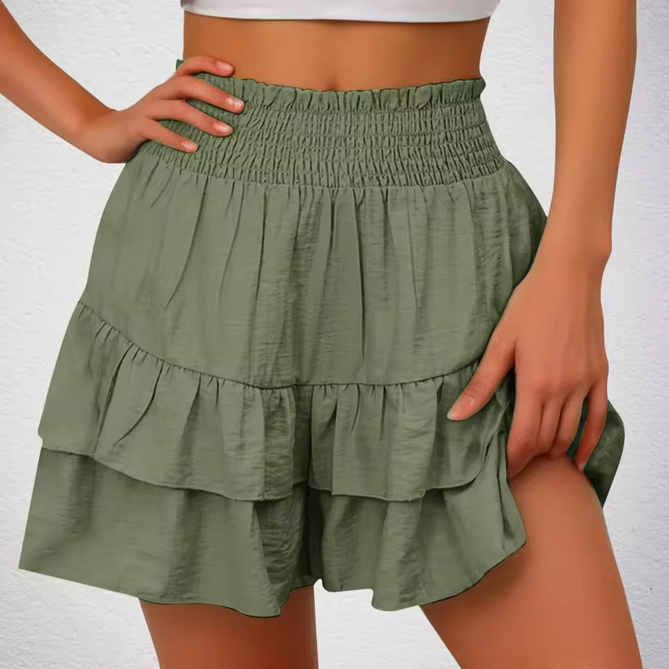 Boho Ruffled Shorts