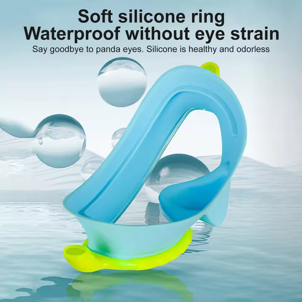 Clip On Swim Goggles with Nose Cover