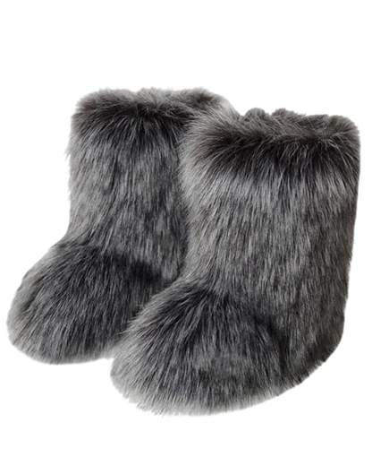 Fluffy Fur Boots