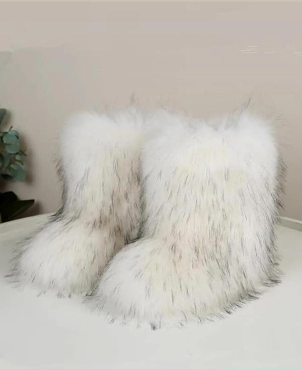 Fluffy Fur Boots