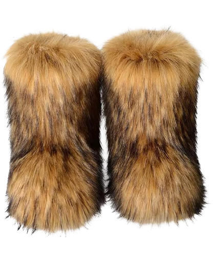 Fluffy Fur Boots