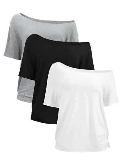 Casual Off Shoulder Basic