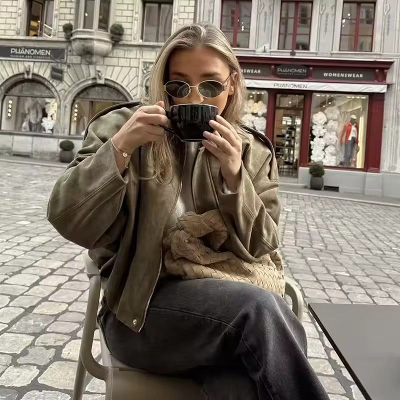 Aviator Suede Jacket