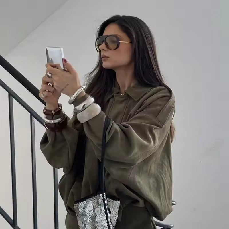 Aviator Suede Jacket