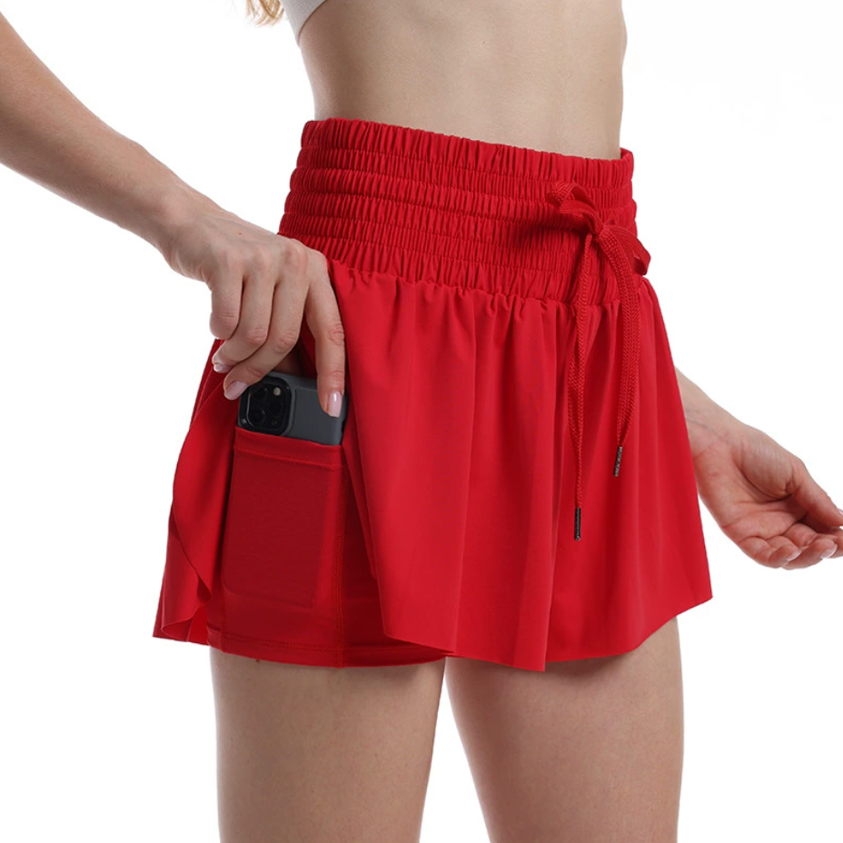 Drawstring Athletic Shorts